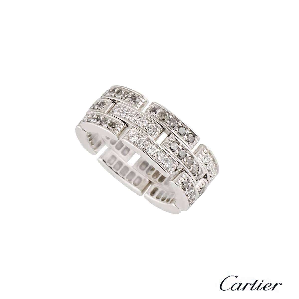 cartier panthere maillon diamond ring